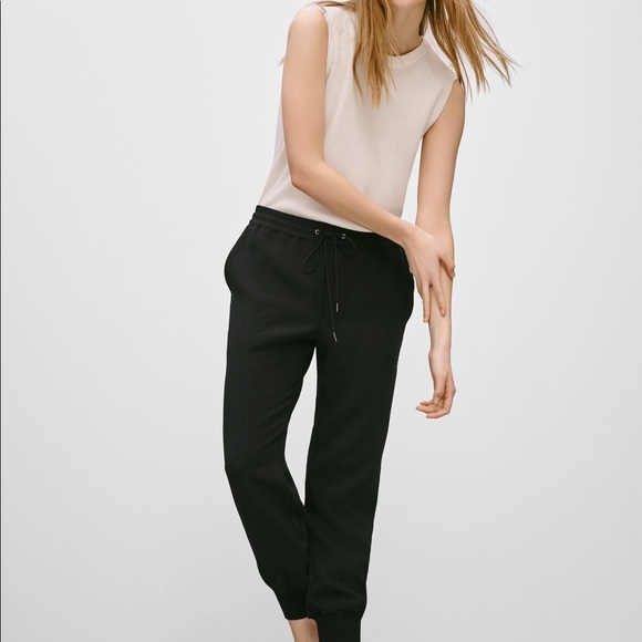 Aritzia Wilfred Buffon Pants Black XXS - Picture 6 of 6